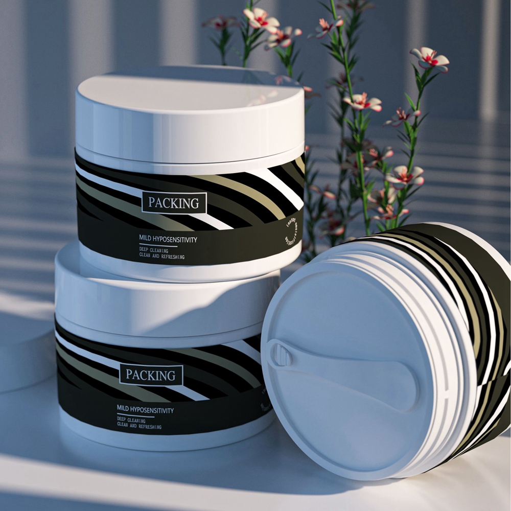 Envase ecológico 4ml ABS PETG Forma redonda Embalaje cosmético Tubos de brillo de labios Esmalte de labios con cepillo